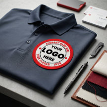 Minimalistisches rotes Logo professioneller Mitarb