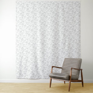 Minimalistisches Rückkehr-zur-Schule-Namensdesign Wandteppich