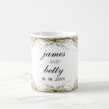 Minimalistisches rustikales Hochzeitsgeschenk