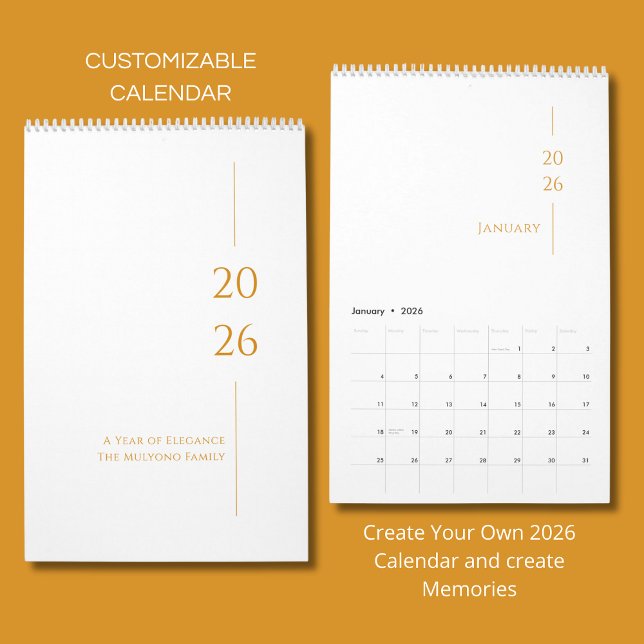 Minimalistisches sauberes Design Kalender (Von Creator hochgeladen)