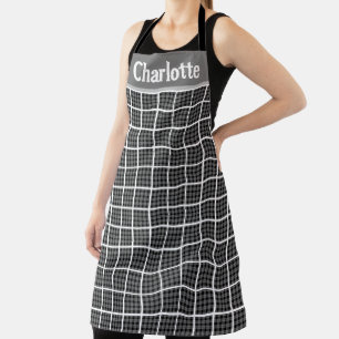 Minimalistisches Schachbrett Karo Design Personali Schürze