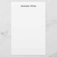 Minimalistisches Schlichtes Elegantes Modernes