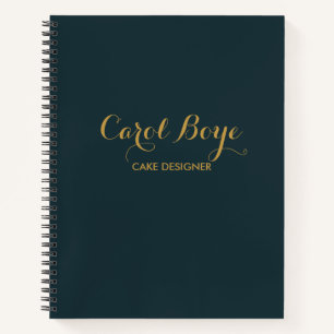 Minimalistisches, schlichtes Notebook Notizbuch