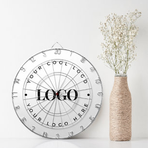 Minimalistisches, Schlichtes, rundes Firmenlogo fü Dartscheibe