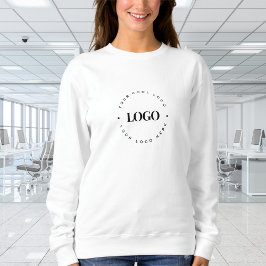 Minimalistisches, Schlichtes, rundes Firmenlogo fü Sweatshirt