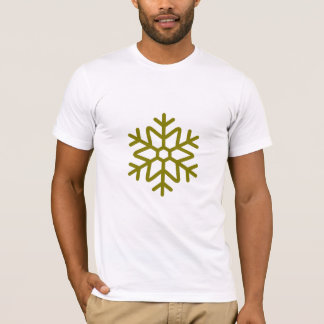 Minimalistisches Schneeflocken-Grafik-T-Shirt T-Shirt