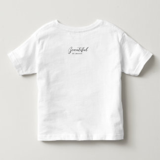Minimalistisches Schönes Skript Kleinkind T-Shirt, T-shirt