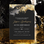 Minimalistisches Schwarz-Gold-Script am 60. Geburt Einladung<br><div class="desc">Feiern Sie 60 im Stil mit einer Minimalistischen Script Black and Gold Geburtstagseinladung! Mit schlichten Schwarz- und Goldakzenten, eleganter Schriftzeichen und einem sauberen, modernen Design Set diese Einladung den Ton für ein anspruchsvolles Fest. Es ist perfekt für jeden Ort, von schicken Salons bis hin zu intimen Ansammlungen, und verbindet zeitlose...</div>