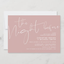 Minimalistisches Schwarz-Script-Hochzeitsessen Pro