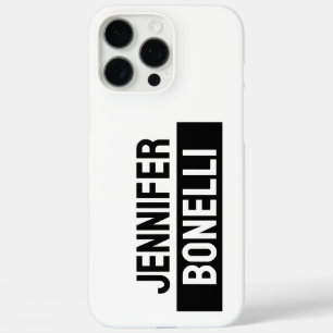 Minimalistisches Schwarz-Weiß-Einfaches Elegantes  iPhone 16 Pro Max Hülle