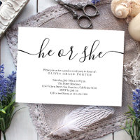 Minimalistisches Schwarz-Weiß-Geschlecht