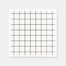 Minimalistisches Schwarz-Weiß-Gitter