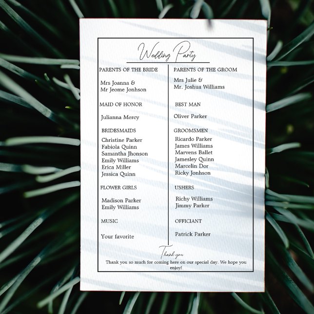 Minimalistisches Schwarz-Weiß-Monogramm-Hochzeitsp Save The Date (Von Creator hochgeladen)