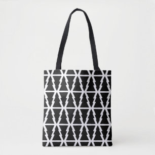 Minimalistisches Schwarz & Weiß Weihnachtsbaummust