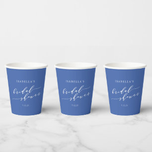 Minimalistisches Script Brautparty Französisch Bla Pappbecher
