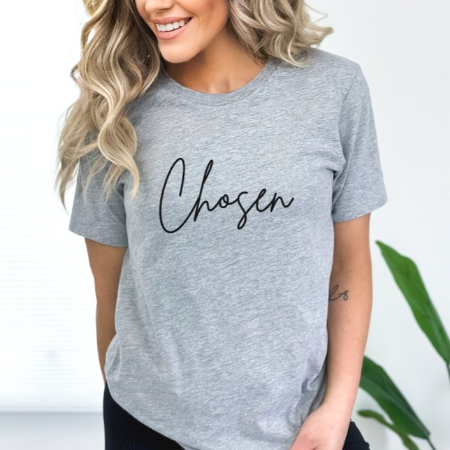 Minimalistisches Script Christlich Faith T - Shirt (Von Creator hochgeladen)
