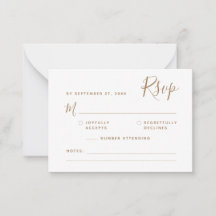 MINIMALISTISCHES Script-Gold-UAWG Wedding