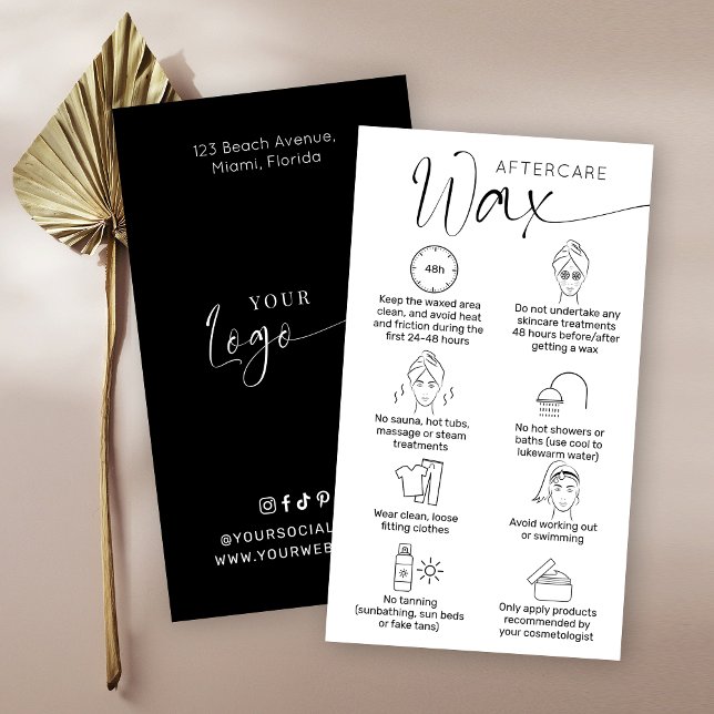 Minimalistisches Script-Logo Visitenkarte (Von Creator hochgeladen)