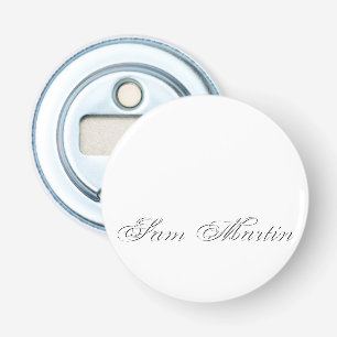 Minimalistisches Script Lovely 3d Monogram Flaschenöffner