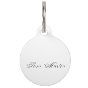 Minimalistisches Script Lovely 3d Monogram Tiernamensmarke