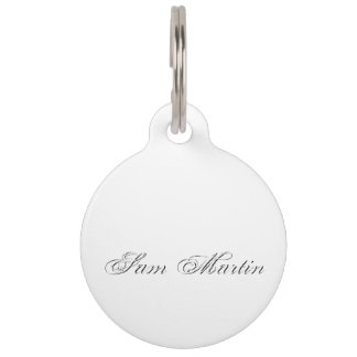 Minimalistisches Script Lovely 3d Monogram Tiernamensmarke