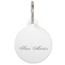 Minimalistisches Script Lovely 3d Monogram Tiernamensmarke