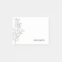 Minimalistisches Sketch Leaf