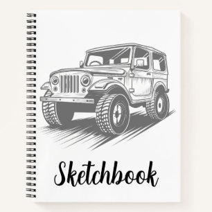 Minimalistisches Skizzenbuch Notizbuch