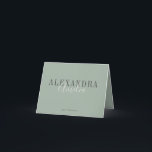 Minimalistisches Skript Boho Sage Green Custom Bus Dankeskarte<br><div class="desc">Zeigen Sie Ihre Wertschätzung mit dieser eleganten, gefalteten Dankeschön-Karte mit einem minimalistischen Skript in einem weichen Weisen Grün. Das boho-inspiriert Design ist perfekt für die Markendarstellung, die Kundenzufriedenheit oder Firmenveranstaltungen geeignet und bietet eine moderne, erdige Touch. Ideal für kleine Unternehmen, die mit einer einfachen und stilvollen Karte, die Professionalität und...</div>