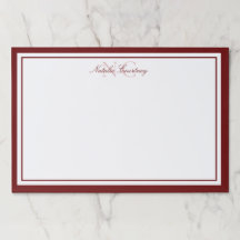 Minimalistisches Skript-Maroon-Zwei-Grenzen-Monogr