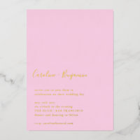 Minimalistisches Skript Moderne Hochzeit Pastel Pi