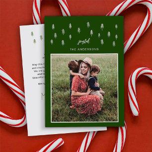 Minimalistisches Skript Schriftart Typografie Holi Feiertagskarte