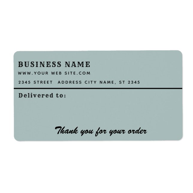 Minimalistisches Skript vielen Dank für das Mailin (Vorne)