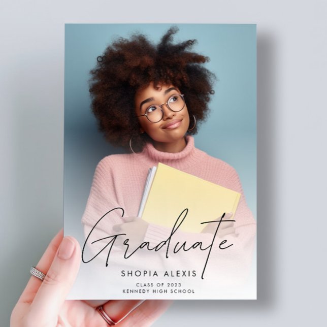 Minimalistisches SkriptOverlay Zwei-Foto-Abschluss Ankündigung (Von Creator hochgeladen)