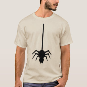 Minimalistisches Spinnen-Grafik T-Shirt für Herren