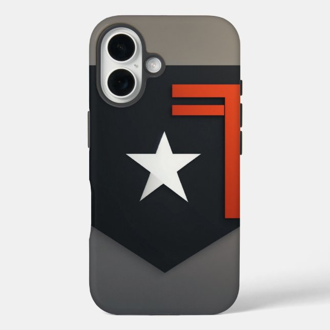 Minimalistisches Symbol iPhone Case - Allgemeines  (Rückseite)