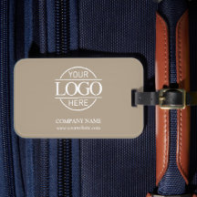 Minimalistisches Taupe Firmenlogo für Unternehmen