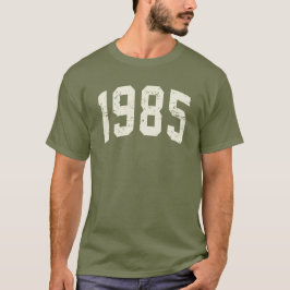 Minimalistisches Tee-Shirt von 1985 | Geburtstagsg T-Shirt