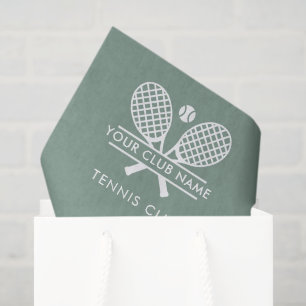 Minimalistisches Tennisteam Seidenpapier