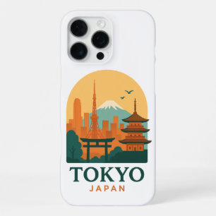 Minimalistisches Tokio Japan Reise Modern iPhone 16 Pro Max Hülle