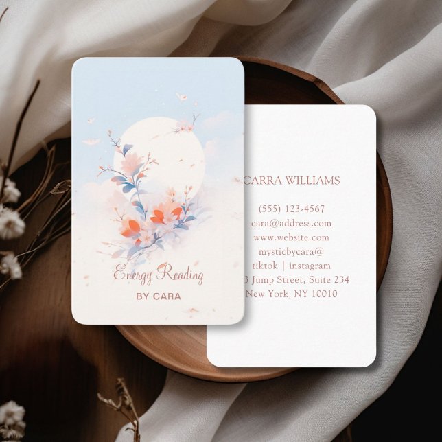 Minimalistisches, traditionelles Chinesisch Visitenkarte (Minimalist, Traditional Chinese Business Card Watercolor.)