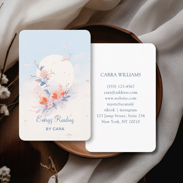 Minimalistisches traditionelles Chinesisch Visitenkarte (Minimalist, Traditional Chinese Business Card Watercolor.)