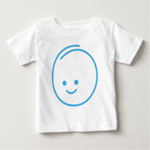 Minimalistisches Traurigkeits-Icon Baby T-shirt