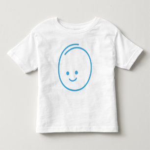 Minimalistisches Traurigkeitszeichen Kleinkind T-shirt