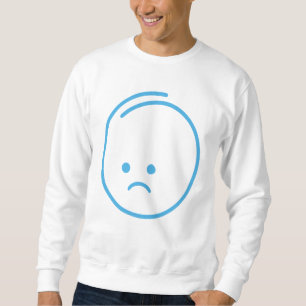 Minimalistisches Traurigkeitszeichen Sweatshirt