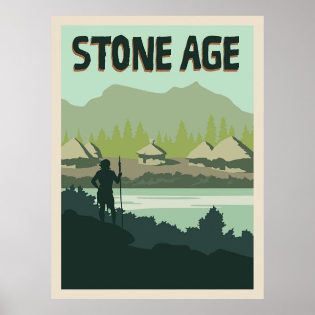 Minimalistisches Travel Style Game Poster (Vorne)