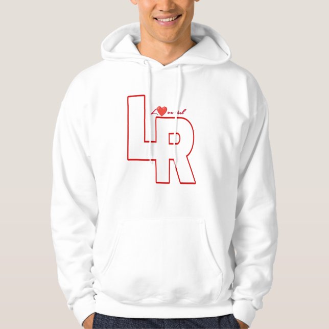 Minimalistisches und elegantes Design Hoodie (Vorderseite)