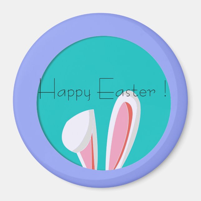 Minimalistisches und niedliches Osterklassisches R Magnet (Vorne)