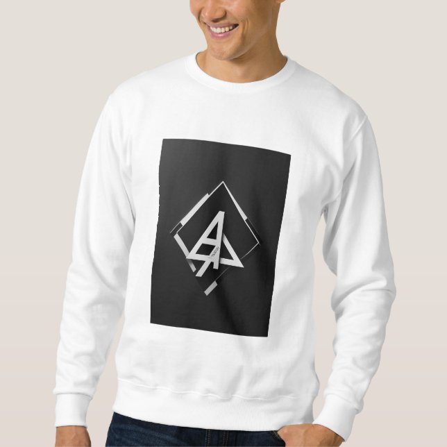 Minimalistisches urbanes Full-Arm-Streetwear-Shirt Sweatshirt (Vorderseite)