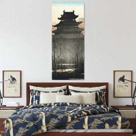 Minimalistisches Vintages Japanisch Hiroaki Takaha Leinwanddruck